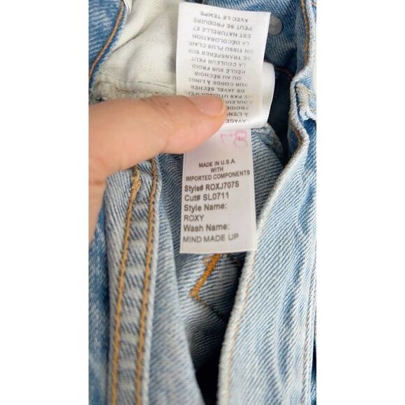 SLVRlake Roxy Slim Straight in Mind Made Up Distressed 25” - Picture 10 of 10